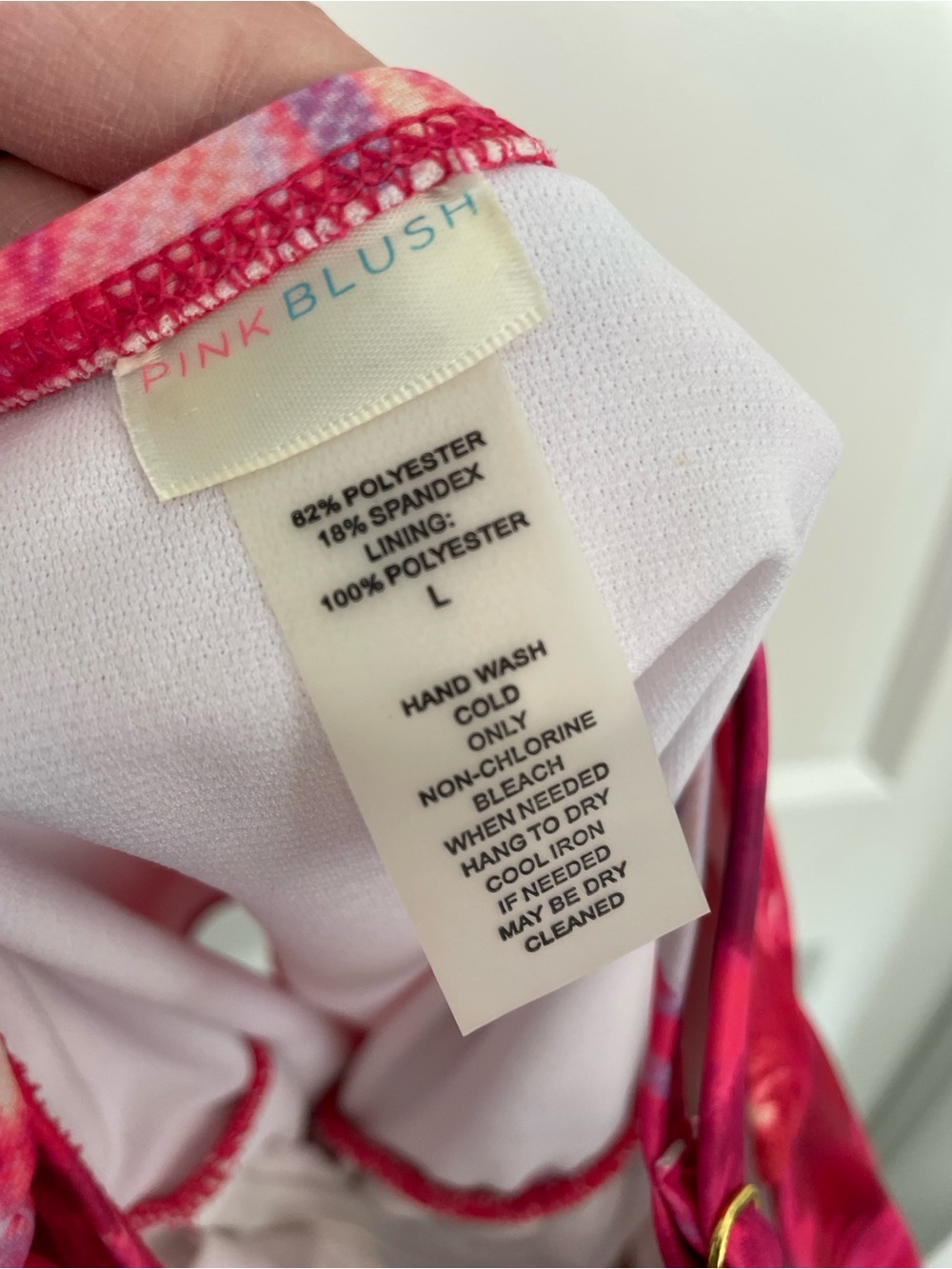 Pink Blush Maternity Tie-Dye Swimsuit - Picture 11 of 12